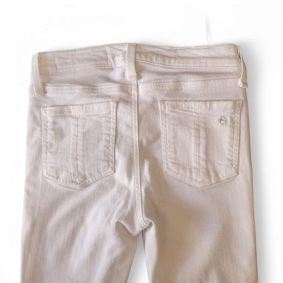 Rag & Bone Distressed White Skinny Full Length. Style - Capri 25 - Picture 7 of 9